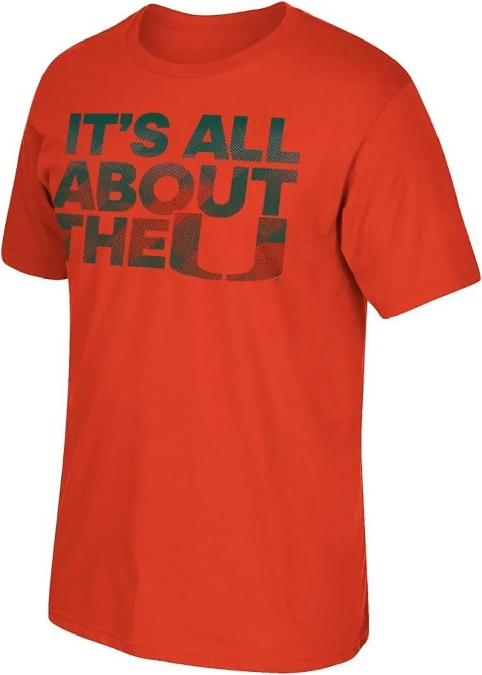 Miami Hurricanes NCAA Men's Stealth Slogan Go-To Short Sleeve T-Shirt - NWT